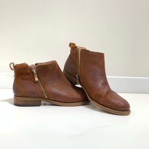 Brown Leather Chelsea Boots